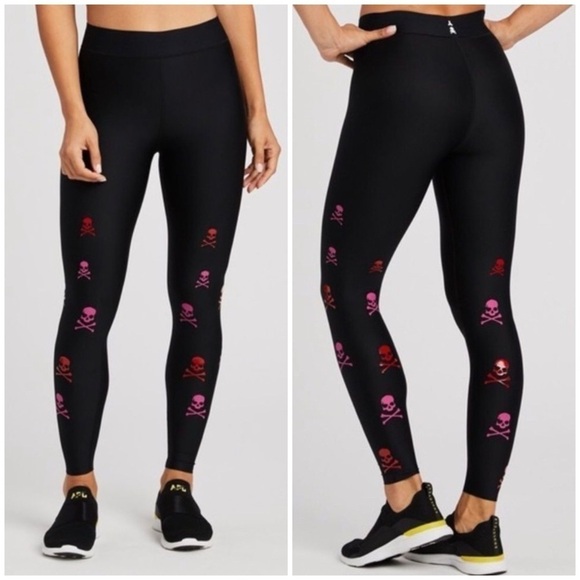 Ultracor x Soul Cycle Lux Knockout Skull Leggings in Black - Picture 1 of 8